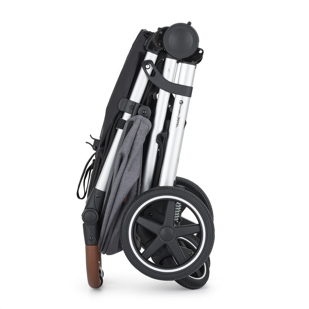Petite&Mars Sport babakocsi Royal3 Silver - Ultimate Grey
