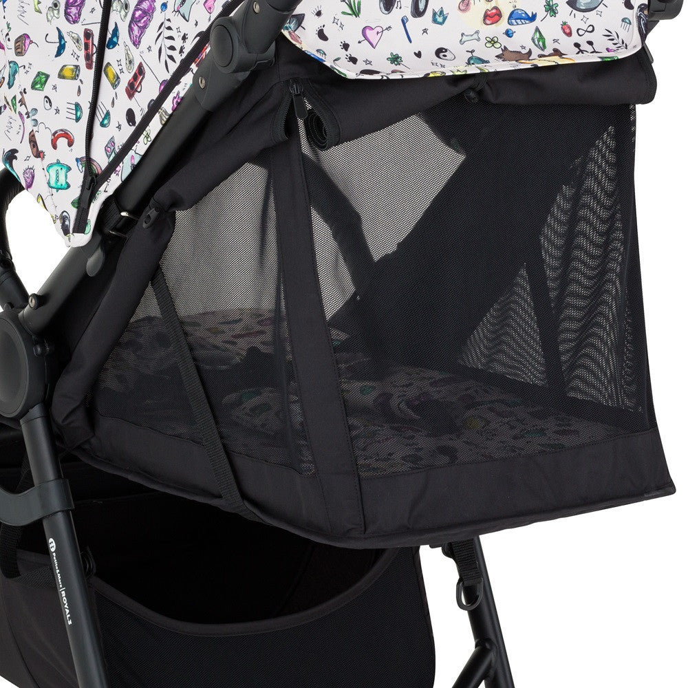 Petite&Mars Sport babakocsi Royal3 Silver - Ultimate Grey